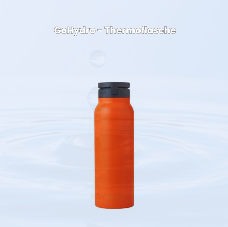 GoHydro ™ - Thermoflasche mit Handyhalterung